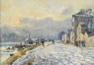 Albert Lebourg (1849-1928)<br><em>Les bords de la Seine à Herblay, par temps de neige, effet de soleil d’hiver</em><br>1895<br>Huile sur toile signée en bas à droite<br>38 x 53 cm<br>© Collection particulière / Marc-Henri Tellier</div>