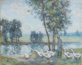Alfred Sisley (1839-1899)<br><em>La gardeuse d’oies</em><br>Pastel signé en bas à gauche<br>20,5 x 26,5 cm<br>© Collection particulière / Marc-Henri Tellier</div>