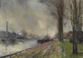 Pierre Vauthier (1845-1916)<br><em>Bords de Seine</em><br>Huile sur toile signée en bas à droite<br>32 x 45 cm<br>© Collection particulière / Marc-Henri Tellier</div>